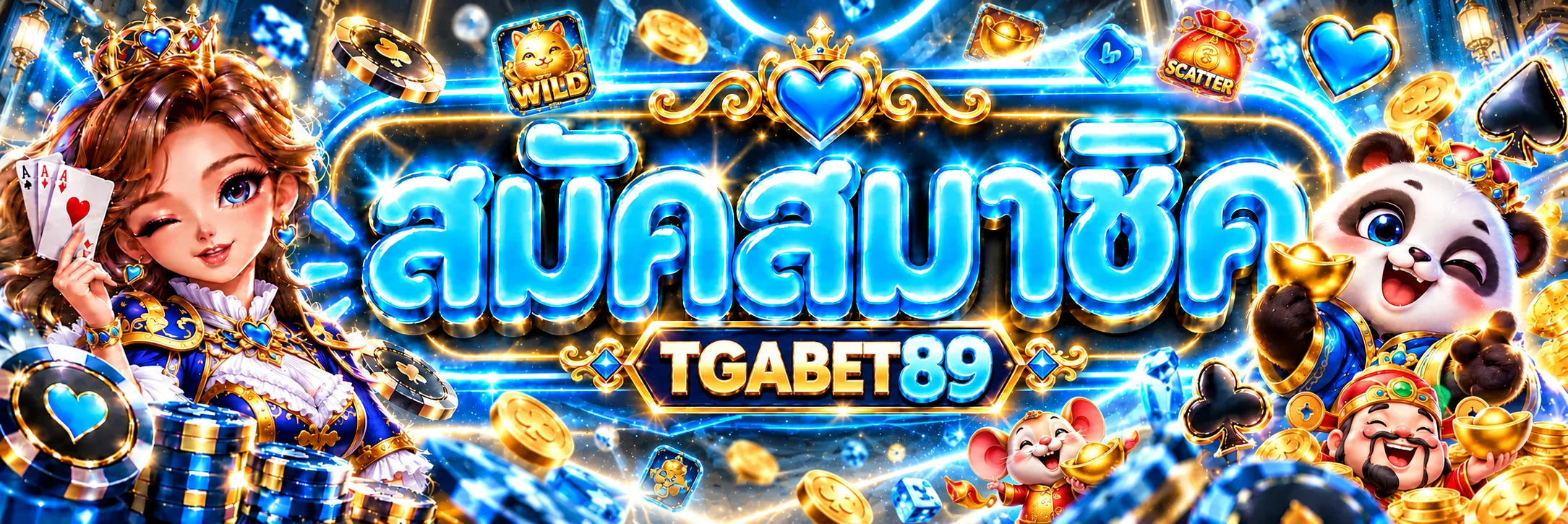 แบนเนอร์สมัครสมาชิกและทางเข้า TGABET89